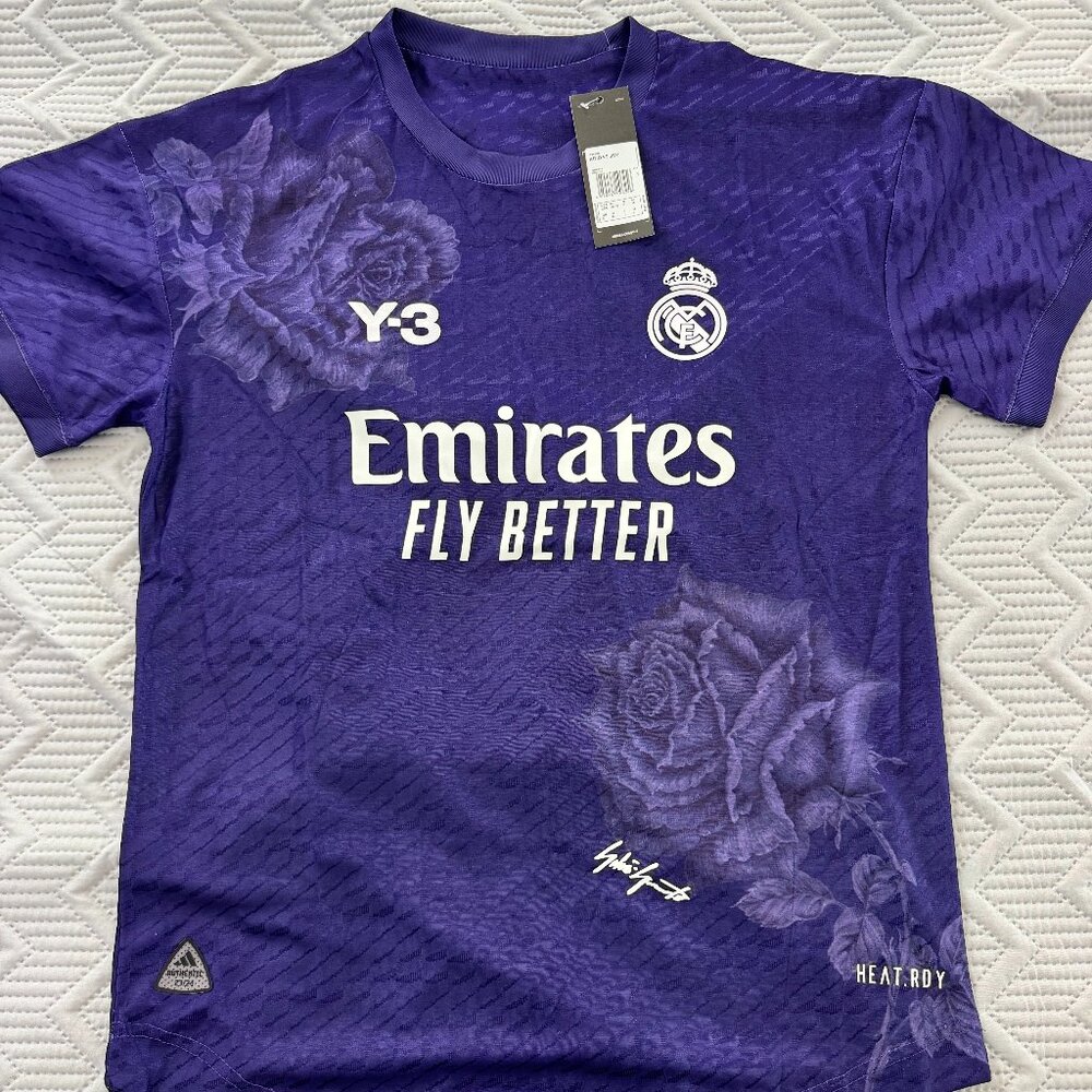Y-3 Real Madrid Purple Jersey | Size M | New